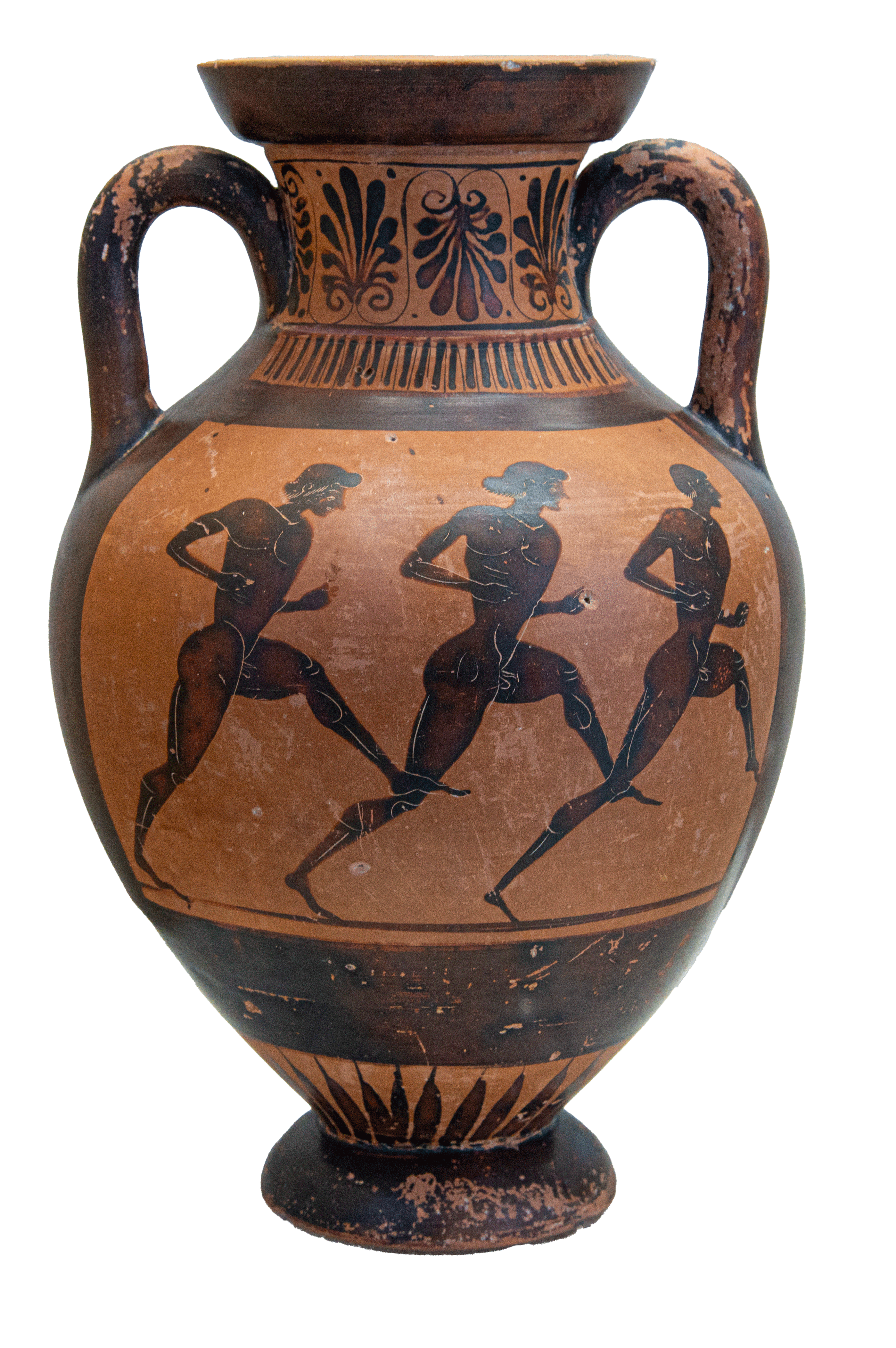 Amphora with scene of dolichos race