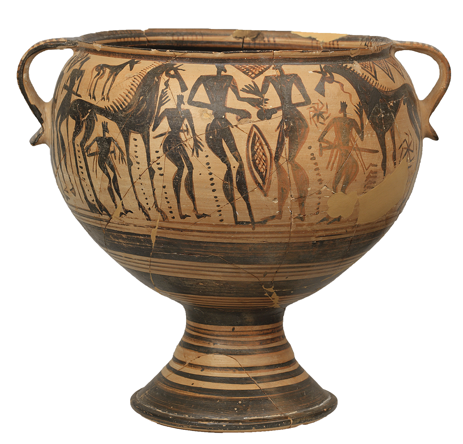 Boeotian Late Geometric krater