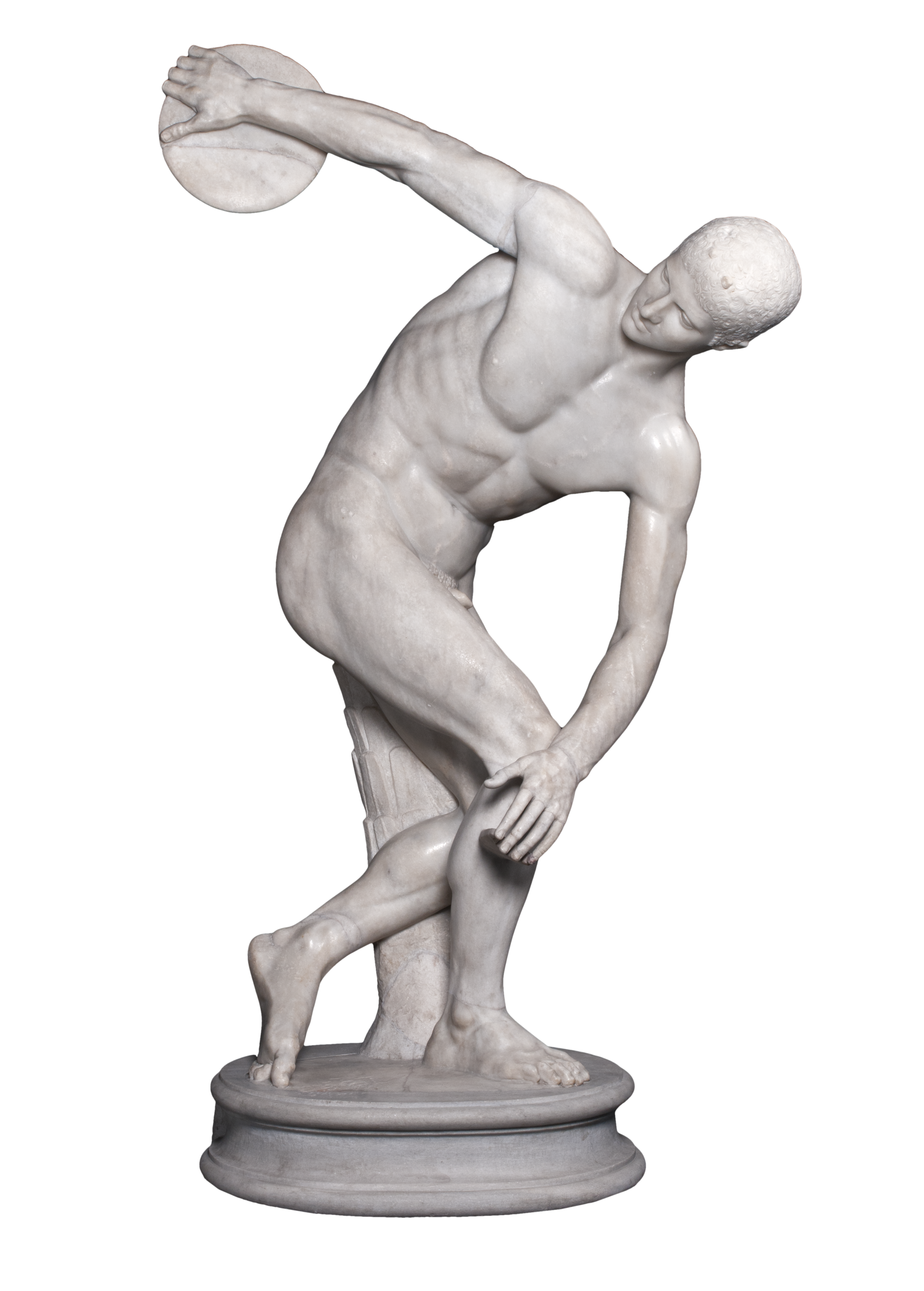 Marble statue of a Discobolus (discus-thrower) – (Discobolus Lancelloti)