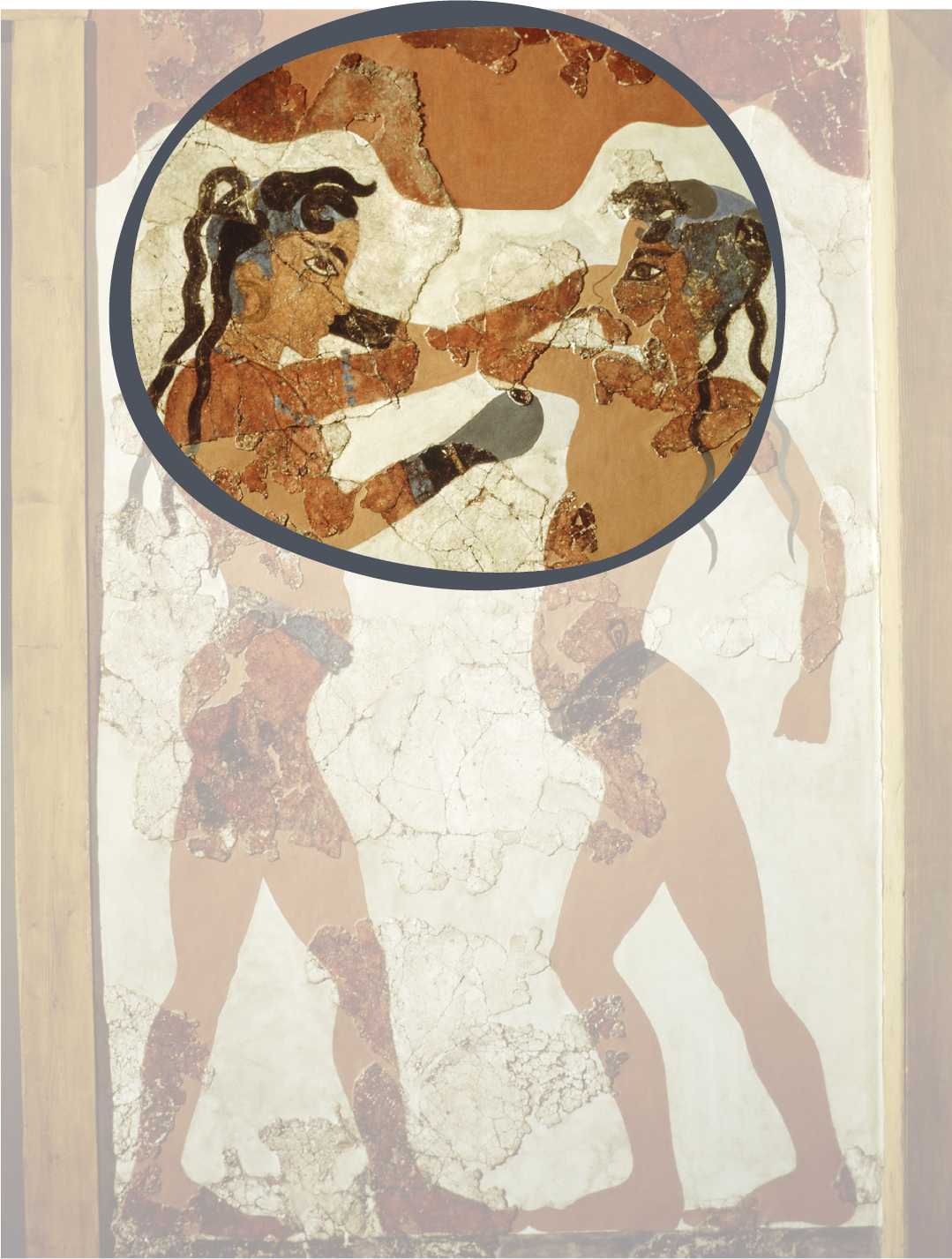 The Boxing Boys wall-painting from Thera