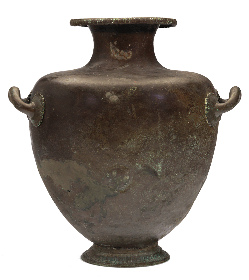 Bronze hydria awarded as a prize