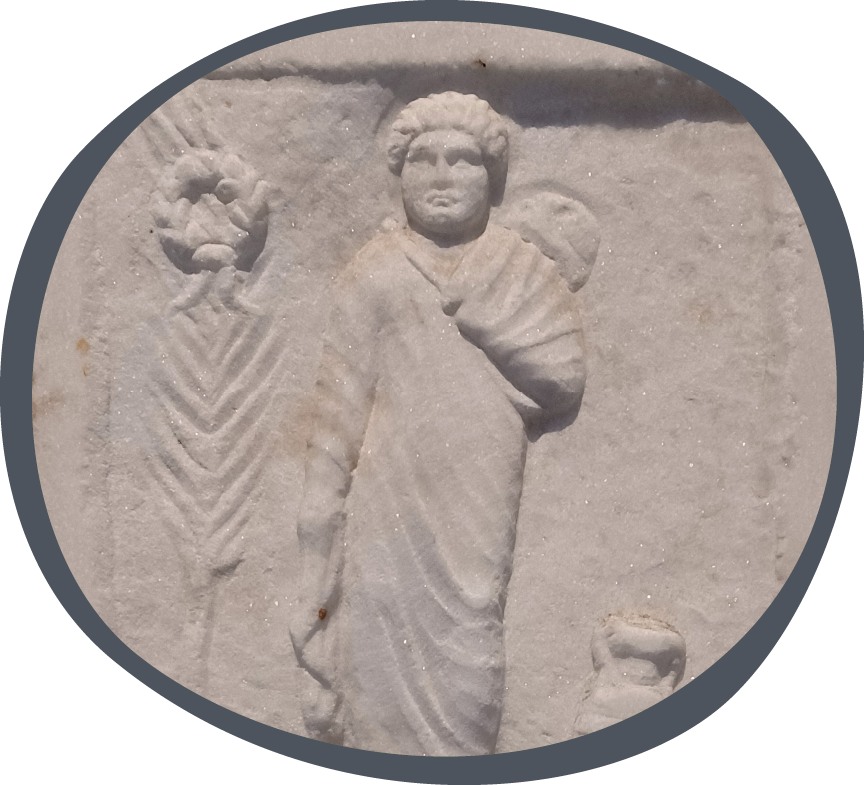 Grave relief of an ephebe