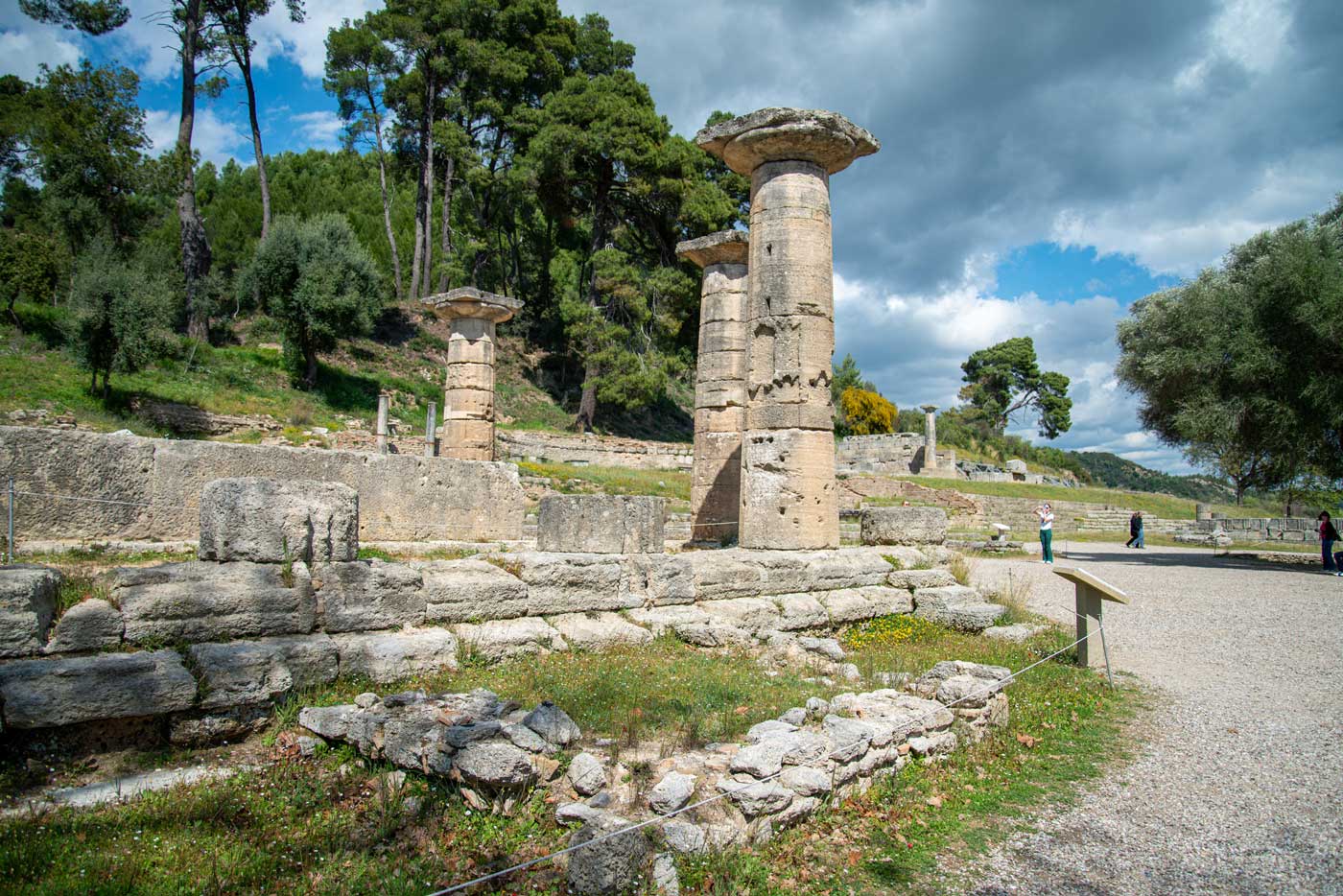 Photo of the temple (from the S)