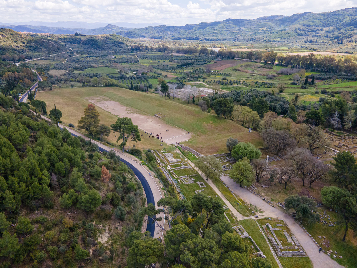 Aerial photo (from the NW)