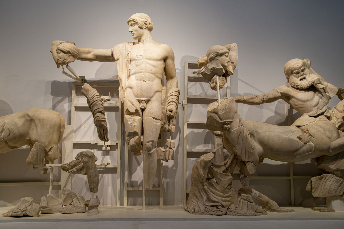 West pediment (Archaeological Museum of Olympia)